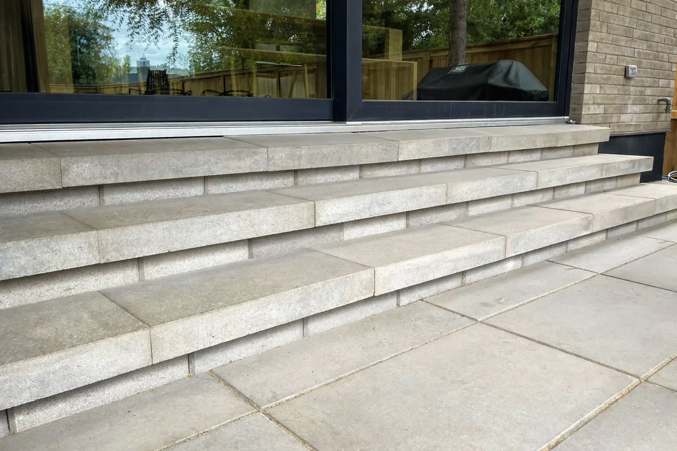 Concrete steps construction